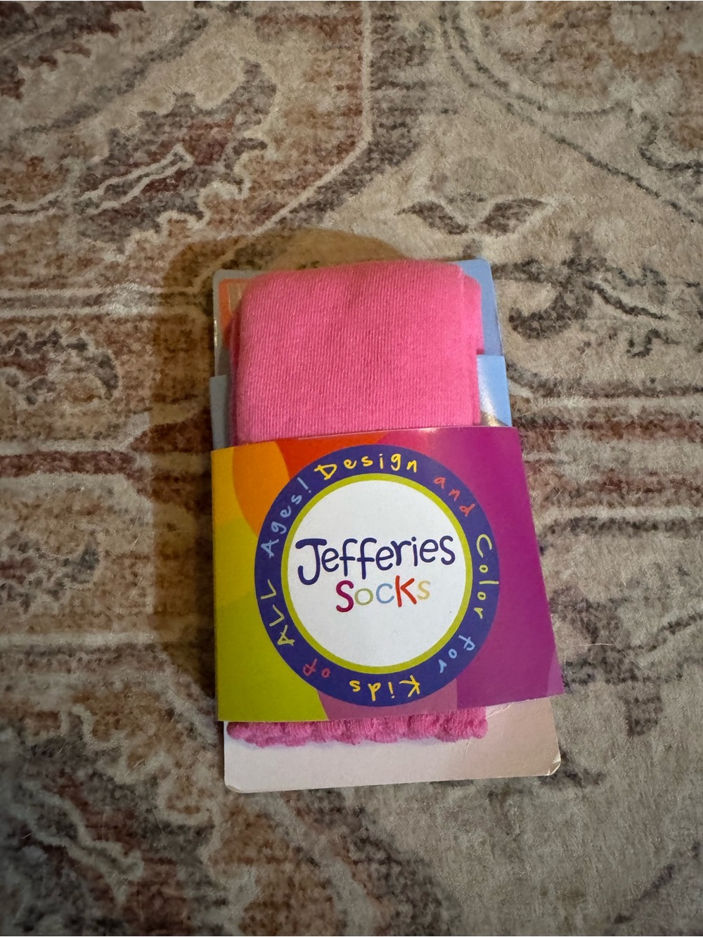 Jefferies Socks Girls Tights Vibrant Pink